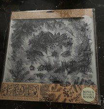 Iron Orchid Designs IOD Winter Adornment Stamp, NEW