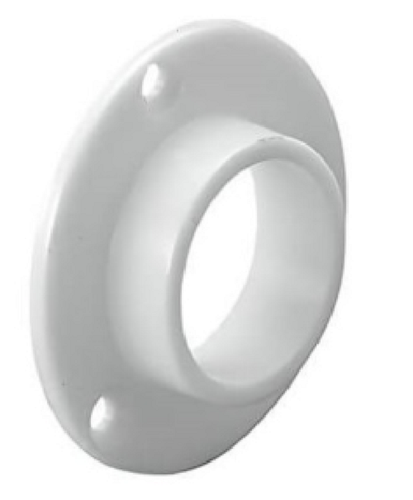 Schrankrohrlager rund Wandlager Ø 25 mm Metall Halter für Kleiderstange Rundrohr - Bild 11 von 16