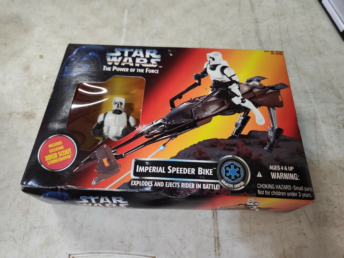 1995 Star Wars Imperial Speeder Bike w/ Exclusive Biker