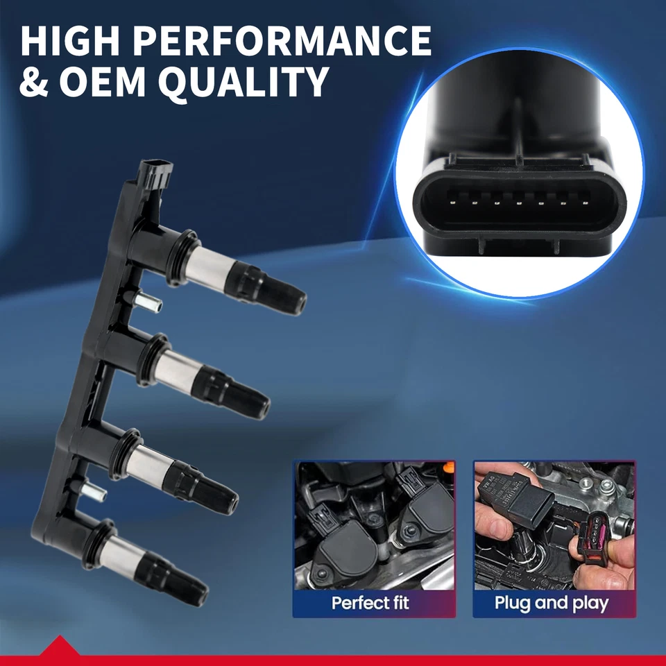 1×Spark Ignition Coil Pack For 2011-2018 Chevrolet Sonic Cruze 1.6L 1.8L UF620 Foto 3 de 4