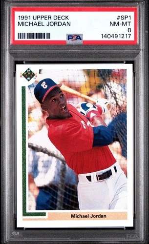 1991 UPPER DECK MICHAEL JORDAN #SP1 PSA 8