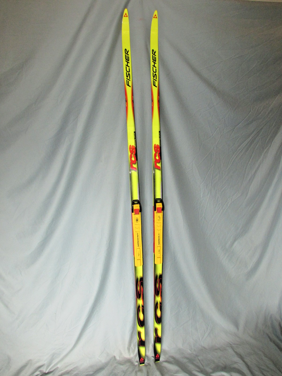 Fischer RCS SKATING PLUS cross country skate skis 190cm w/ Salomon