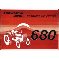 Fiat Trattori 680 4-Takt Diesel 4-Zyli. Bedienungsanleitung Gebrauchsanleitung