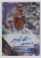 2016 Topps Chrome Rookie Purple Refractor 6/250 Kaleb Cowart #RA-KC Auto 0aa