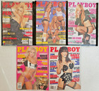 Playboy 2011 5-Issue Subscriber Set VF+ Pam Anderson LFL Football • Amber Heard