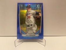 2014 Bowman Chrome Blue Refractor JEFF BRIGHAM RC *290/399*
