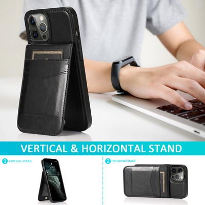 Mobile Phone Leather Case Magnetic Buckle Phone Case Wallet With Credit Card Hot