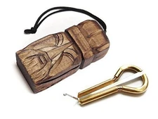 Jew's Harp by P.Potkin in wooden case Sorcerer - mouth musical instrument (ja...