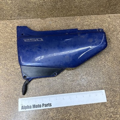 ホンダC250R カバー類ブルー 3点セット 89 Honda NX250 Left Side Cover Fairing Plastic Number Plate Blue
