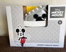 Disney Mickey Mouse Children's Character Sneaker Size 3 Aldi Exclusive New