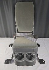 99-06 Chevy Silverado Sierra Complete Jump Seat Console W Bracket Oem