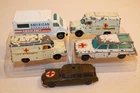 Five (5) Vintage 1960's-1980's Matchbox / Hot Wheels / Husky Ambulance Vehicles