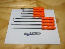Snap-on Tools Usa New Orange 8pc Mini Hard Grip Short Long Master Pick Set Snap-on Tools Usa New Orange 8pc Mini Hard Grip Short Long Master Pick Set