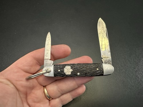 Vintage, Utica, Official Girl Scout GS Pocket Knife, USA
