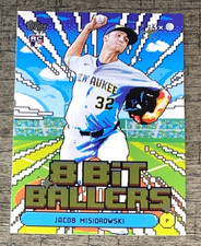 Jacob Misiorowski 2026 Topps Celebration Rookie 8 Bit Ballers Insert SP Brewers