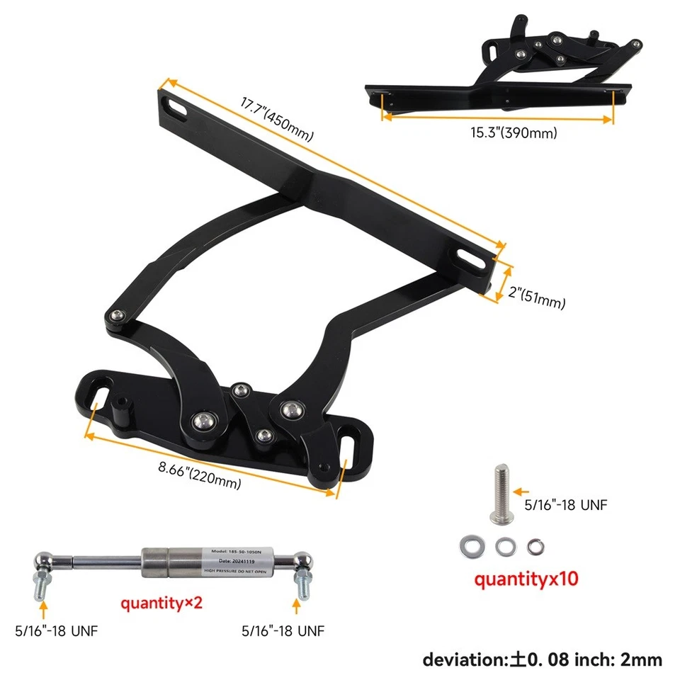 Billet Hood Hinge Kit Pair For Chevrolet Camaro & Pontiac Firebird 1970-1981 BK - Изображение 4 из 4