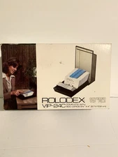 NEW Vintage Rolodex VIP-24C Covered 500 Index Card File A-Z Tabs Cards
