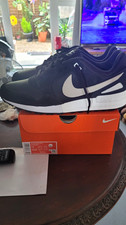 Nike Air Pegasus 89 Golf Men’s Leather Lace-Up Trainers Black/White US 11