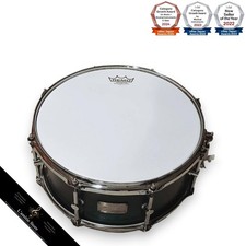 Canopus Birch BR1465 Snare Drum EBONY Lacquer with Case