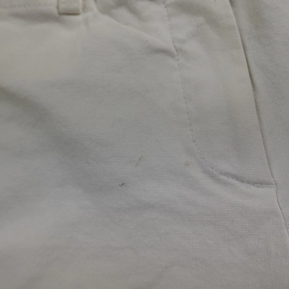 Pantalones Cortos De Colección Theory Para Mujer 6 Bermudas Chinas Blancas Frente Plano Informales Elastizados EE. UU. Foto 2 de 4