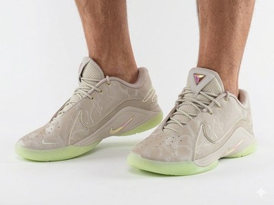 Nike LeBron 22 Dunkman Basketball Shoes FZ1094-002 Men’s US 13 New Without Box Nike Lebron 22 FZ1094-002 Mens Sneakers 10 Light Bone  main image 3