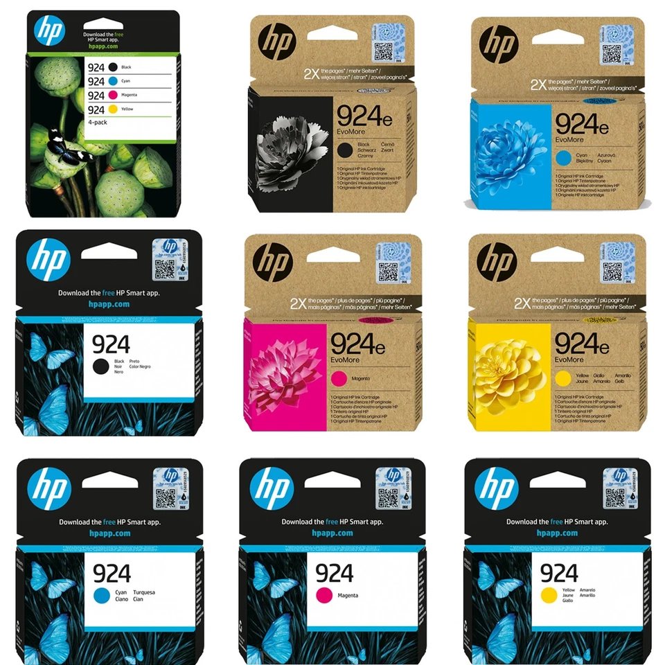 Original HP 924 924e für OfficeJet Pro 8120 8122 8124 8125 8130 8132 8133 8134 e - Bild 1 von 1