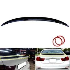 P Stil Schwarz Glanz Heckspoilerlippe Flügel für BMW 4 Gran Coupe F36 2014-2021
