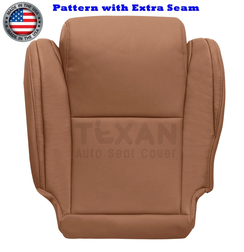 Cubierta de asiento perforada de cuero inferior delantera para Toyota Sequoia 2012 2013 2014 Foto 2 de 4