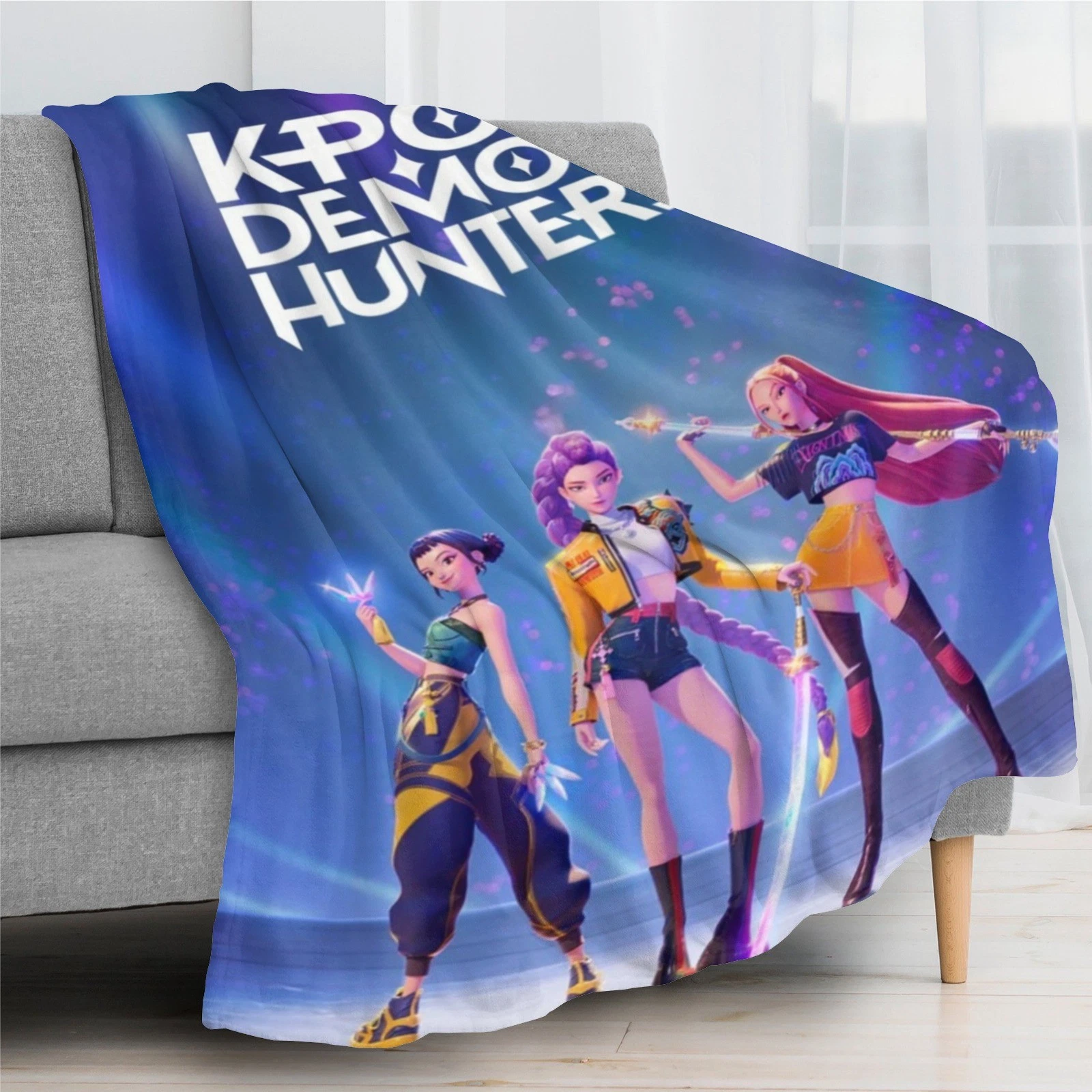 K-POP Throw Blanket for Couch and Bed Decor All Season Birthday Gift