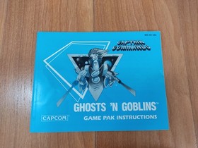 MINTY BOX CIB Hangtab Ghosts 'N Goblins complete in nintendo nes lot VERY CLEAN