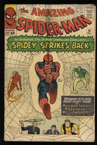 Amazing Spider-Man #19 VG- 3.5 1st Appearance MacDonald Gargan Marvel 1964