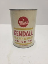 Kendall Superb Motor Oil Composite Quart Empty