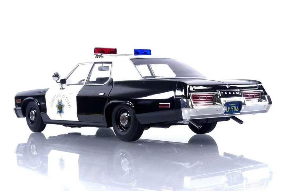 DODGE MONACO 1974 - Voiture California Highway Patrol police - 1/18 KKS 181153 - Photo 2/4