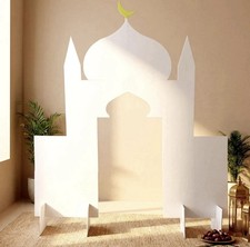 Telón de fondo de fiesta de Ramadán libro blanco religioso e inspirador 67,6 cm x 150 cm