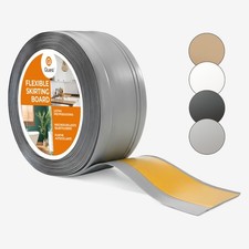 Quest Weichsockelleiste Selbstklebend PVC 70x20mm Sockelleisten Dekorleisten