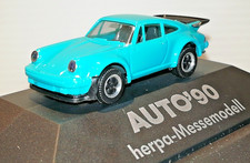 Herpa 1:87 H0 Porsche 911 Turbo (Typ 930) türkis "Messemodell Auto ´90"
