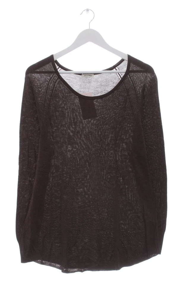 AMERICAN VINTAGE Pull en maille fine Dames Pull T EU 36 brun style décontracté - Photo 1/4