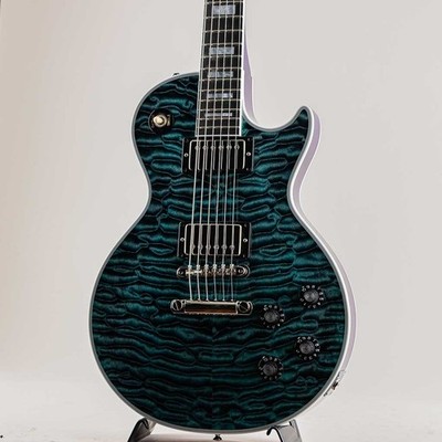 Gibson Custom Shop 1968 Les Paul Custom 7A Quilt Top Nordic Blue