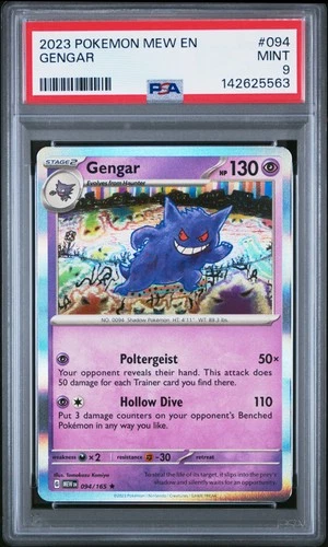 2023 POKEMON MEW EN-151 #094 GENGAR PSA 9