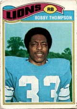 1977 Topps Bobby Thompson #486 Detroit Lions