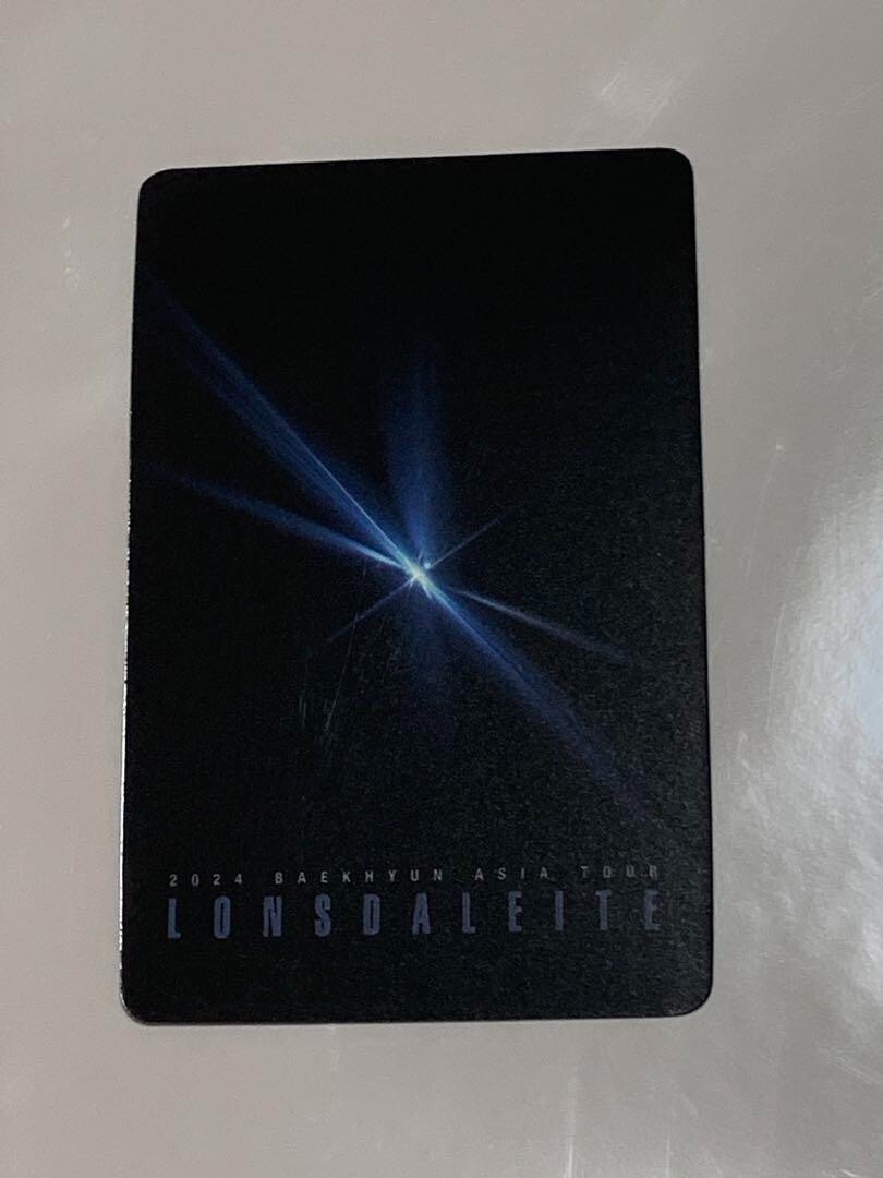 EXO ベッキョン 特典 LONSDALEITE VIP トレカ 3枚 EXO ベッキョン LONSDALEITE 東京公演 VIP入場者 トレカ 3枚
