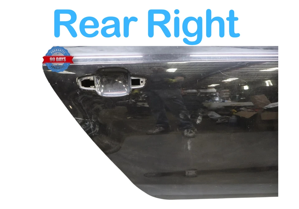 Panel de carcasa de puerta lateral derecho pasajero Audi A7 Quattro S7 12-18 negro OEM Foto 3 de 4