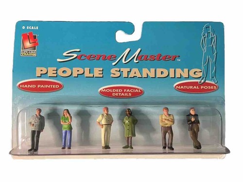 Accesorios de trenes modelo Scene Master People Standing #1866 LIFE LIKE TRAIN | Zustand: New