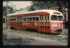 Duplicate Slide Streetcar /Tram  St. Louis Public Service PCC 1650 Action