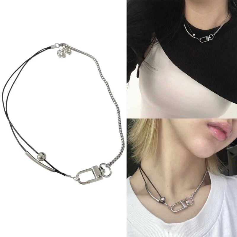 Splicing Necklace Simple Clavicle Chain Cool Neck Chains Choker