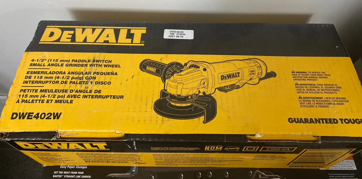 DEWALT DWE402W 4 1 2