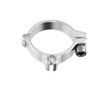 ALTALINE BICYCLE ALLOY CLAMP-ON SINGLE CABLE HOUSING STOP (SIZE 31.80) SILVER.
