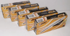 BIC Round Stic Xtra Life Ballpoint Pen Medium 1.0mm Black 5 Dozen  20119