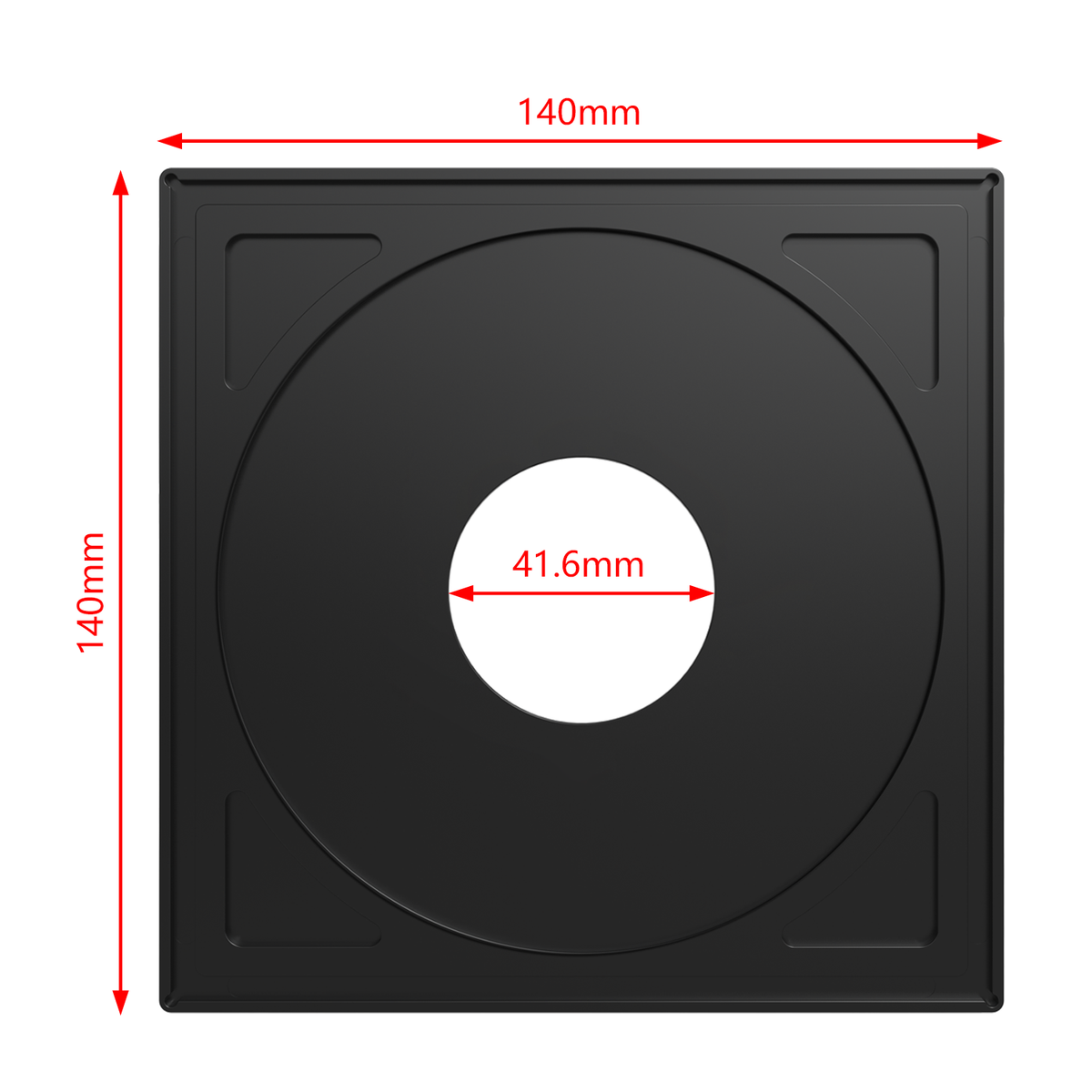 Copal #1 140x140mm Lens Board For Horseman LD LE L45 Sinar F1 F2
