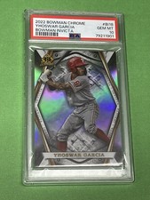 2022 BOWMAN CHROME YHOSWAR GARCIA BOWMAN INVICTA PHILLIES PSA GEM MINT 10